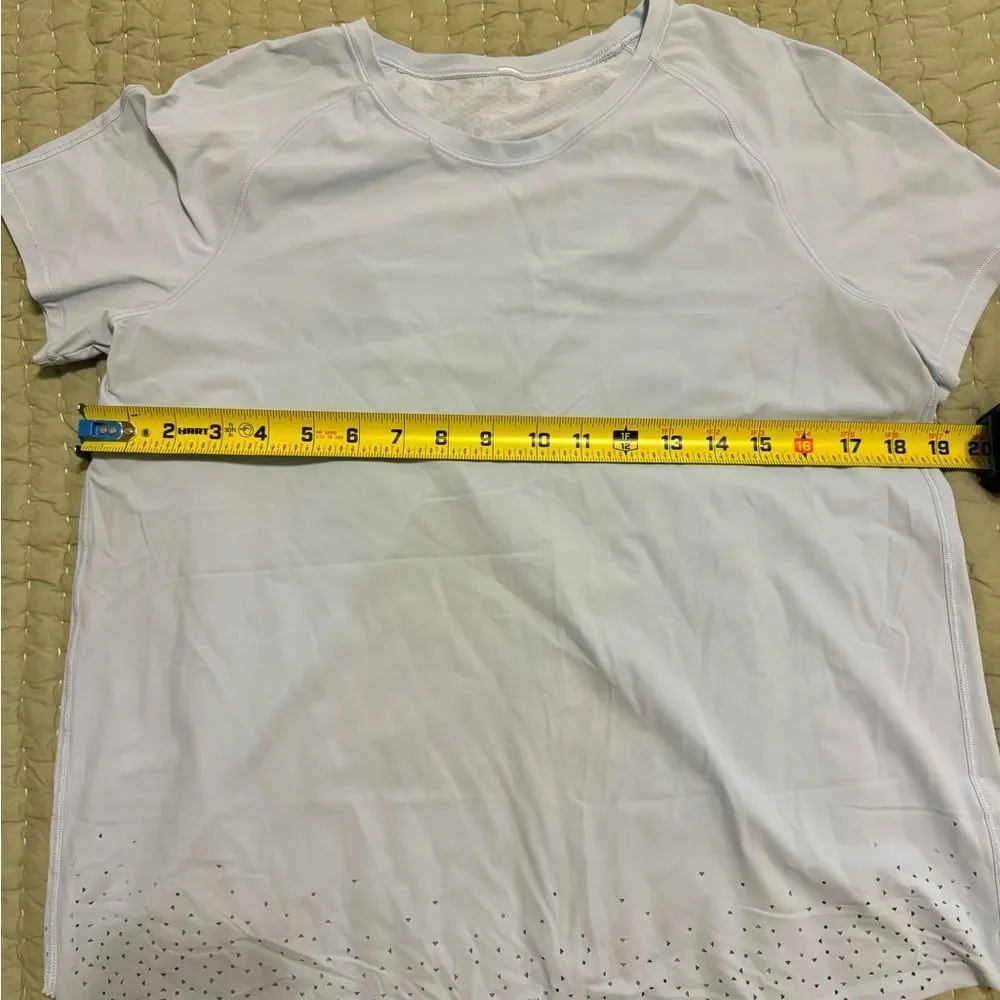 Women’s Lululemon Quick Pace Short Sleeve | Medium | Blue Cast